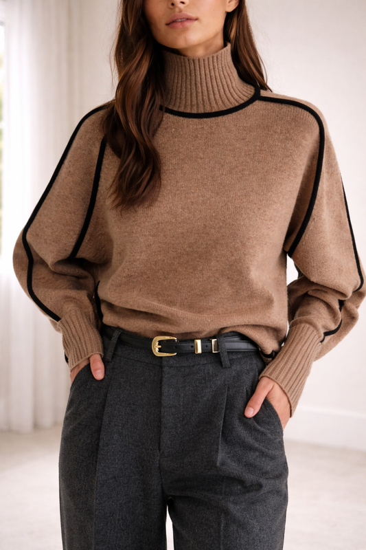 Maria™ – Elegantiškas megztinis su prabangia apdaila