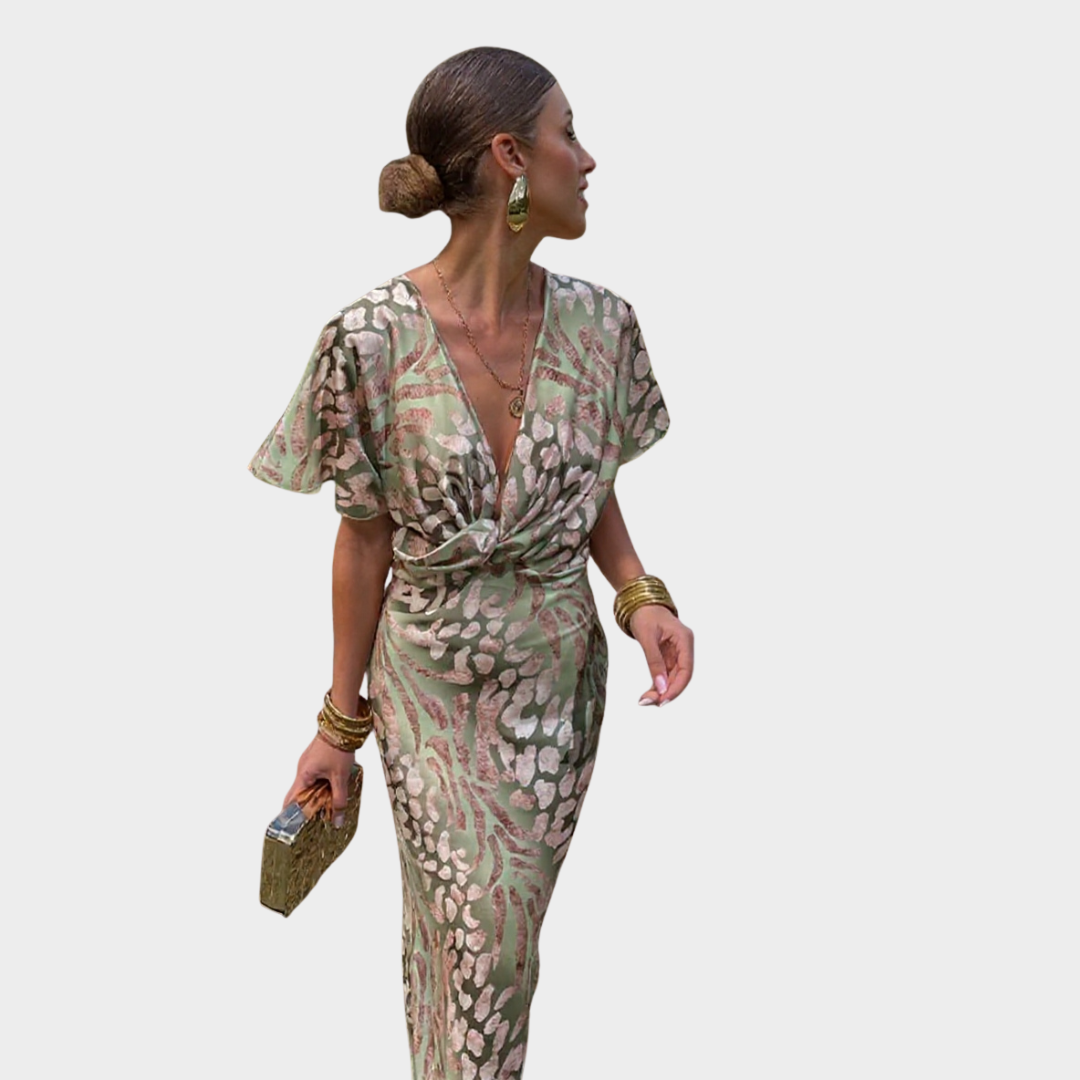 Saoirse™ | Twist Front Maxi Dress