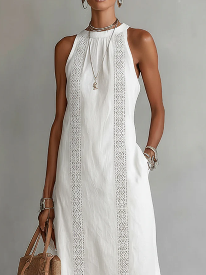 Clodagh™ | Midi Dress With a Mandarin Collar